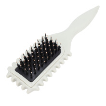 Styling Brush with Soft Bristles & Ergonomic Handle - Beige, Plastic