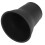 Black Plastic 6'' Heavy Duty Bed Risers for Extra Storage Space 6