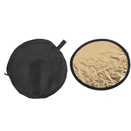Silber-Gold 2-in-1 Mini-Rundreflektor 30 cm/11,8 in 1