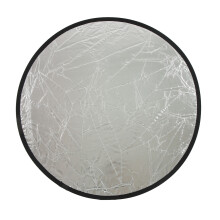 Silber-Gold 2-in-1 Reflektor 110 cm Wie auf den Bildern gezeigt