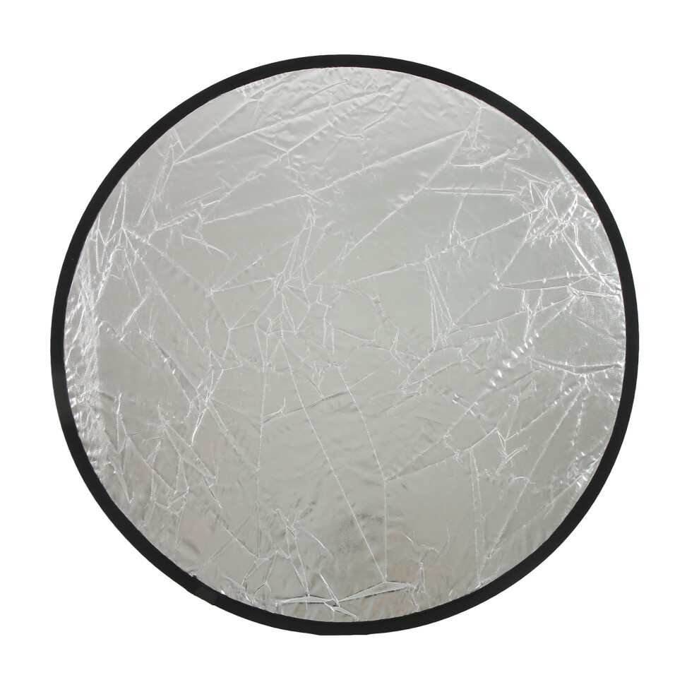 2-In-1 110Cm Mini Round Photography Reflector Silver/Gold/Light 8281332779334
