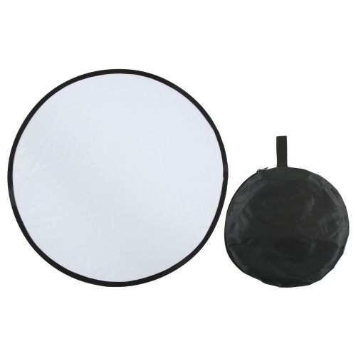 Silver White 2-in-1 80cm Portable Photography Light Reflector 1