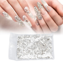 Transparent Sparkling Crystal Nail Art Rhinestones Set, ABS Flatback Craft Supplies