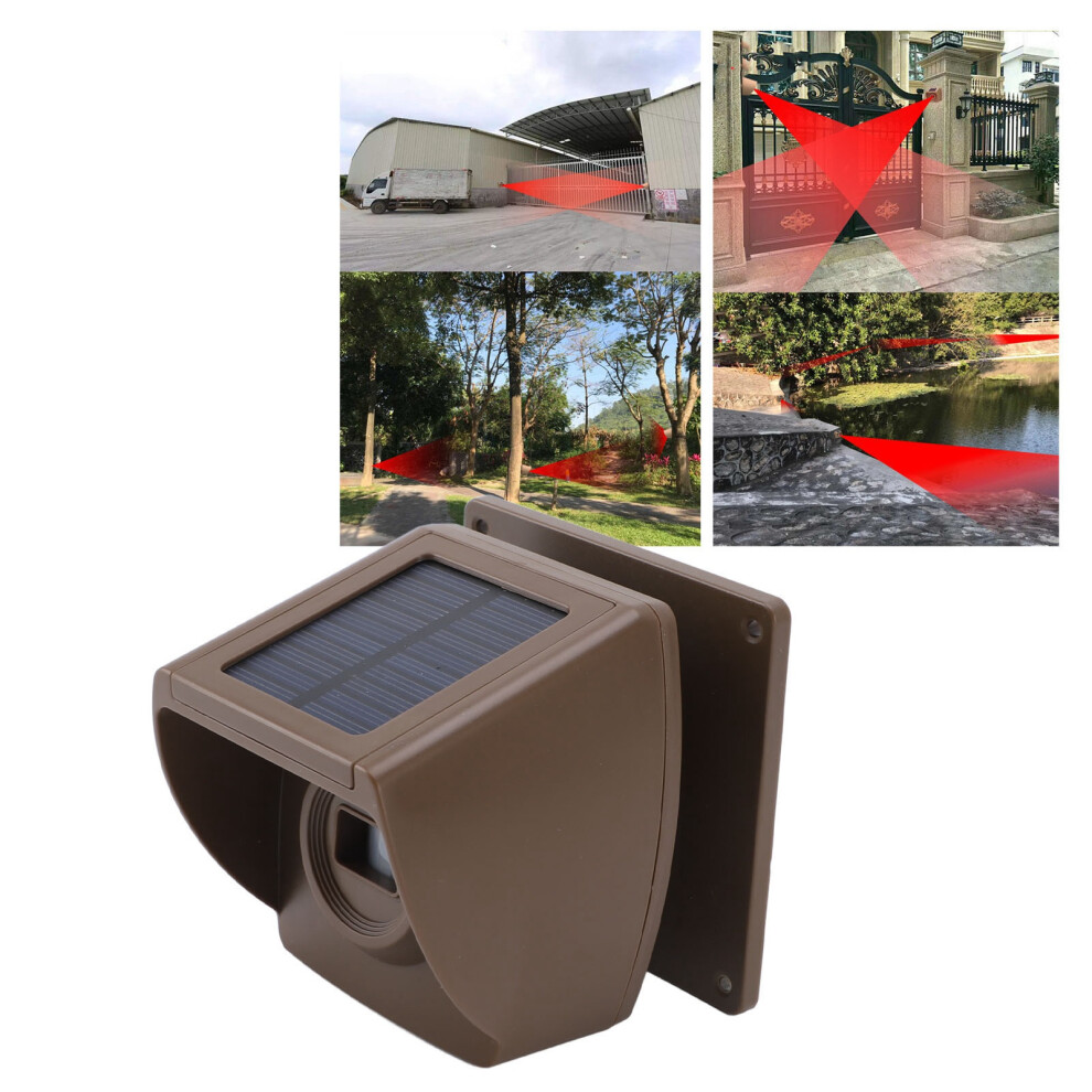 800M Long Range Solar Wireless Driveway Alarm Motion Detector\" 4661332780938