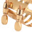 Ligature de saxophone ténor - Laiton à double vis doré 7