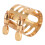 Ligature de saxophone ténor - Laiton à double vis doré 8