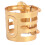 Ligature de saxophone ténor - Laiton à double vis doré 14