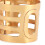 Ligature de saxophone ténor - Laiton à double vis doré 9