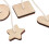 Rompecabezas de formas de madera - Tablero de clavijas para preescolar 6