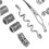 Dreadlocks-Perlen Legierungs-Set 24 Stück Röhrchen 2,0 mm Grau 5