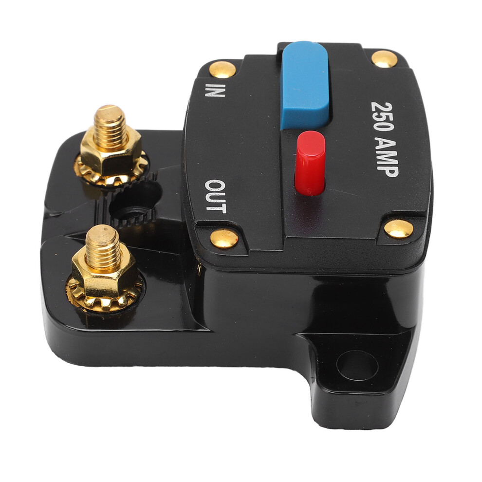 250A Car Audio Inline Circuit Breaker Manual Reset Fuse Holder For Car, Boat, Truck 7901332784442