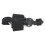 Adjustable Bunion Toe Corrector Splint with Silicone Pad, Left/Right Feet, Black 16