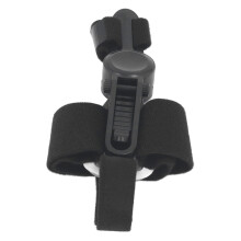 Adjustable Bunion Toe Corrector Splint with Silicone Pad, Left/Right Feet, Black