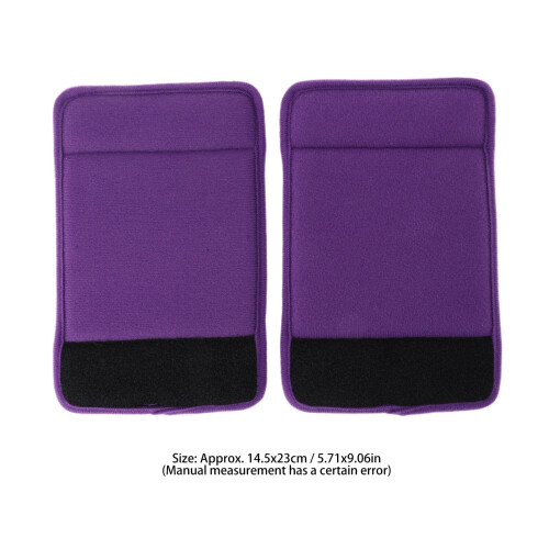 2 pièces de coussin de poignée pour déambulateur 14,5  23 cm violet 1