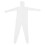 Chromakey Bodysuit unisex 160/170/180 cm blanco 3
