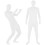 Chromakey Bodysuit unisex 160/170/180 cm blanco 2