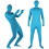 Chromakey-Bodysuit 160/170/180 cm, Unisex Weiß 2