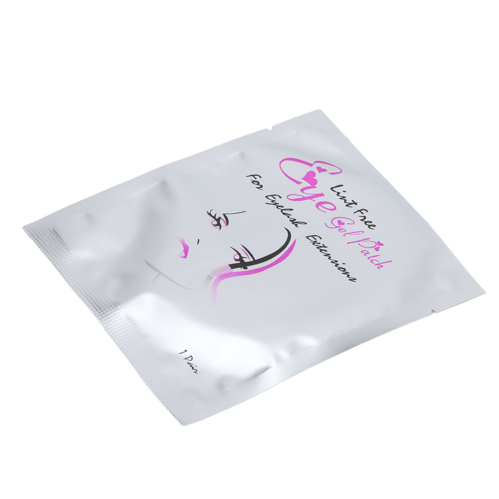 50pcs Gel Eyelash Extension Eye Pads Under Eye Hydrogel Lint-Free