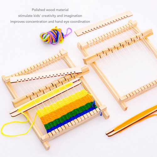Kids Weaving Loom Easy Operation: Boost Hand-Eye Coordination & Focus 2