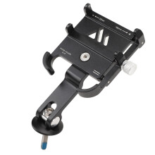 Supporto per telefono da manubrio per bicicletta 55-100mm in lega di alluminio
