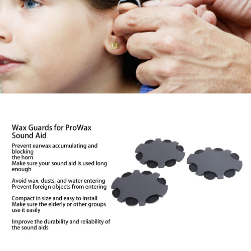 3 boîtes ProWax MiniFit Wax Guards, ABS, étanche 2