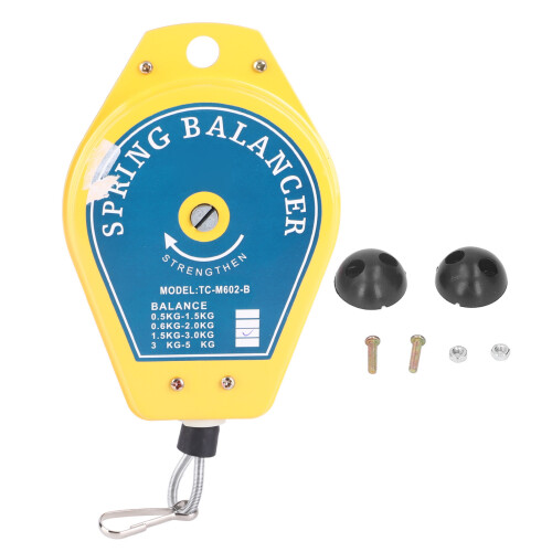 Steel Spring Balancer with Adjustable Tension Tool Holder 3.3-6.6lb Capacity 1