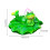 Floating Resin Leaf Decoration for Pool Aquarium - Multicolor, 250g 2