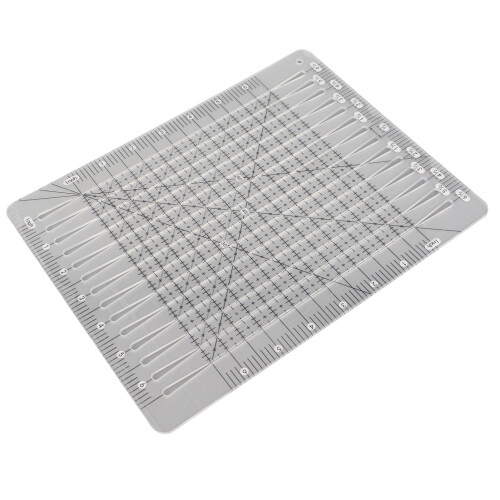 Regla de acolchado, acrílica transparente, 6"/10.6" 2