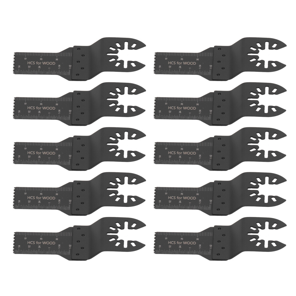 10Pcs Oscillating Saw Blades 20Mm Quick Release Multi Tool Set For Wood Plastic 9481332804084