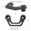 Windshield Light Mount Bracket for Jeep Gladiator JT 2020‑2022 Black 9