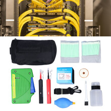 11 pcs Fiber Optic Cleaning Tools Kit for SC FC ST LC MU Connectors