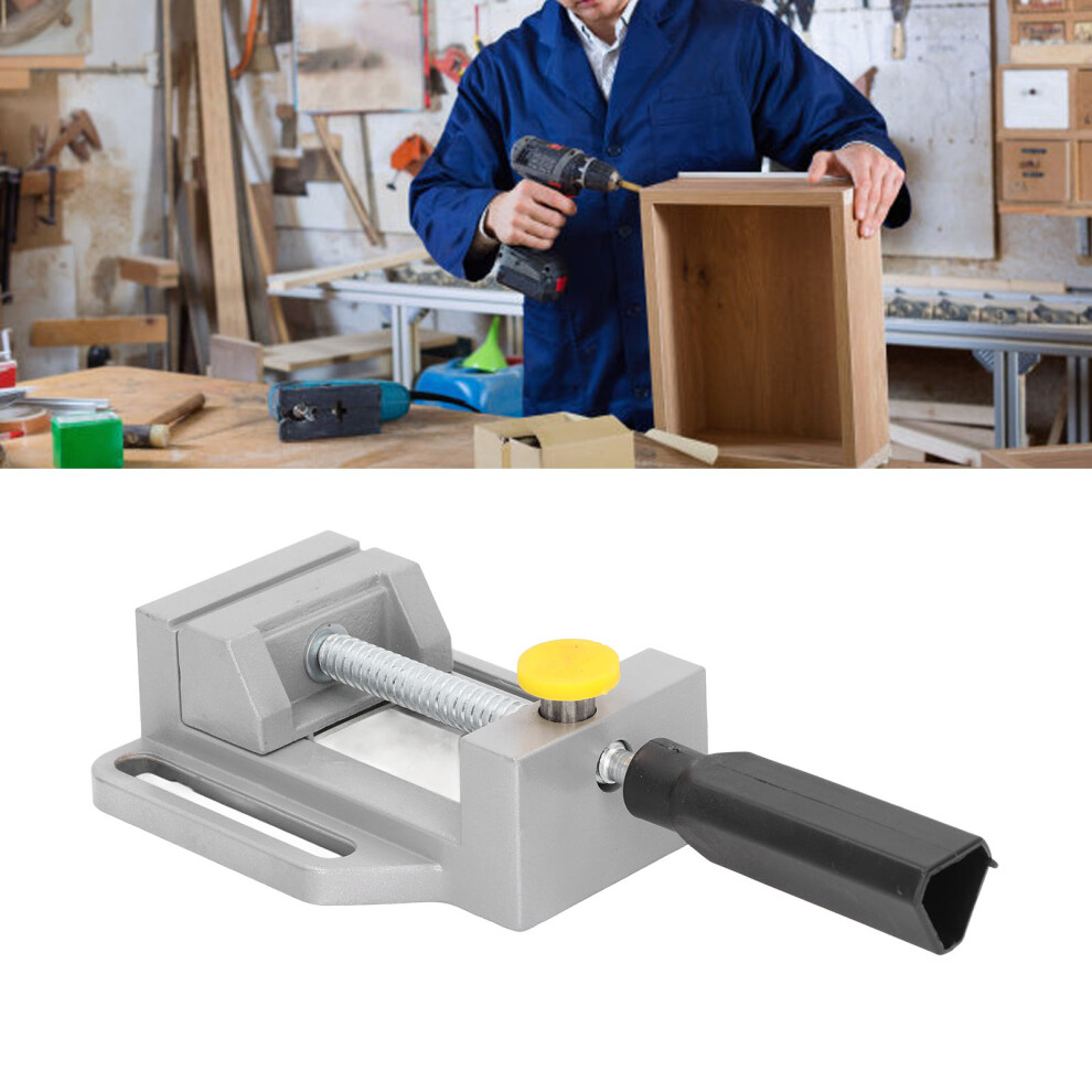 Quick Release Drill Press Vise Small Aluminum Alloy Clamping Tool For Workshops 8761332808956