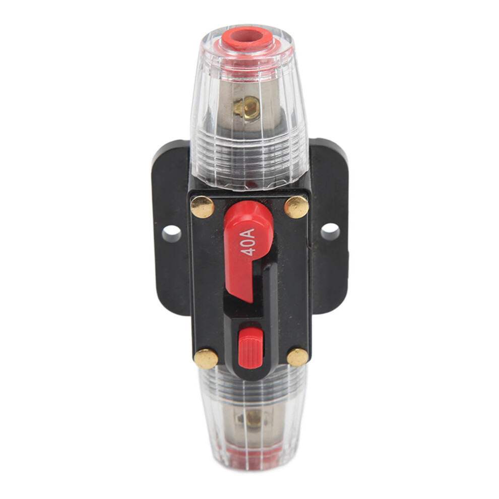 Inline Circuit Breaker Fuse Holder 40A 12V-48V For Car Marine Rv Truck 4911332809147