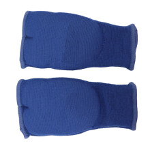 Boxhandschuhe Handwraps Nylon Gel Anti-Rutsch Halb-Finger-Boxing-Innenhandschuhe für Männer und Frauen Kickboxen Kampf Training Blau L