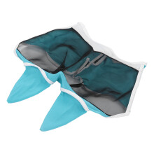 Large Blue Horse Fly Mask Breathable Mesh Knitted Fabric with Ears