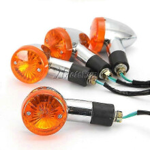 2/4pcs Motorcycle slug Turn Signals Indicator for Kawasaki Vulcan VN 500 750 800 900 1500 1600 1700 2000 Custom Classic