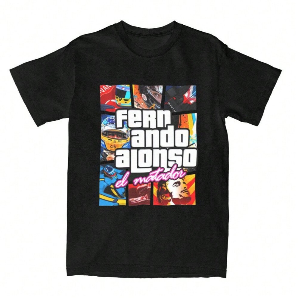 (588441143, M) El Plan Fernando Alonso T-Shirts for Men Funny Cotton Tee Sh-image-OPC-PJBMS9X-NEW