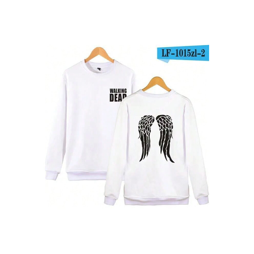 (white6, XXXL) The Walking Dead Zombie Daryl Dixon Wings Oversized Hoodie W-image-OPC-PJBMTQ9-NEW