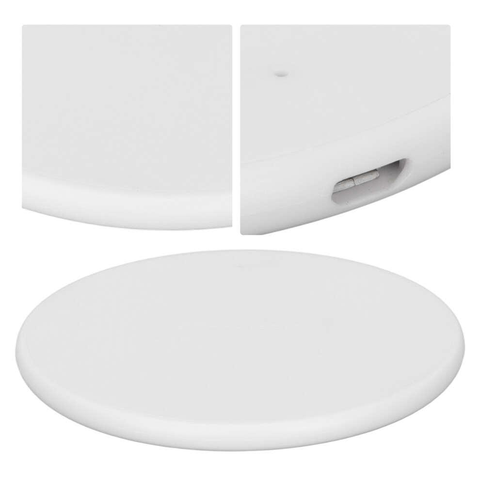 Compact Wireless Charger 5W Fast Power Input 5V 2A Portable Phone Charger White 3421332820970