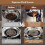 304 Stainless Steel Coffee Needle Distributor Set with Beechwood Base 53mm 4