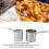304 Stainless Deep Fryer Pot With Strainer 13x12cm 10