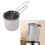 304 Stainless Deep Fryer Pot With Strainer 13x12cm 16
