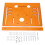 Multifunctional 28x20cm woodworking cutting base plate for routers 3