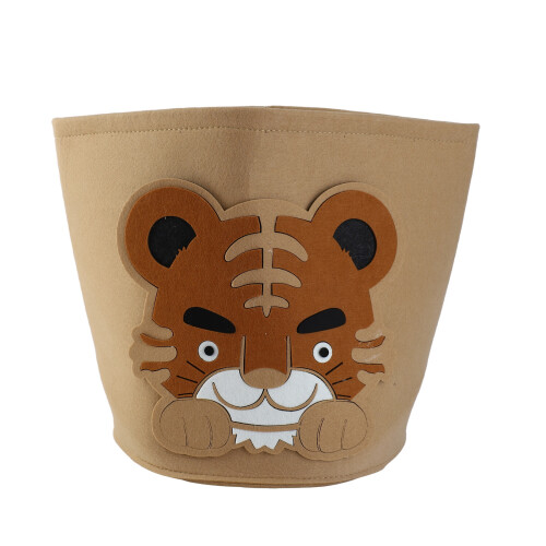 Baumwoll-Wäschekorb Tiger, 30 x 27 cm, 222 g 1