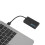Hub USB 3.0 de 4 puertos, longitud de 14 cm, negro, compacto 10