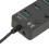 Hub USB 3.0 de 4 puertos 5 Gbps Plug & Play ABS 6