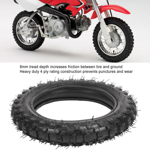Explosionproof 2.50x10 Tire Set for 50cc-110cc Off Road Motorcycles 2