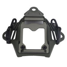 Helm NVG-Montageschutz Sportskamera Nachtsichtgerät Halterung Basis Aluminiumlegierung Helm NVG Halter Basis Grün