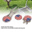 Golf Grün Gabel Kit Kleiner Ballmarker Metall Silber 4