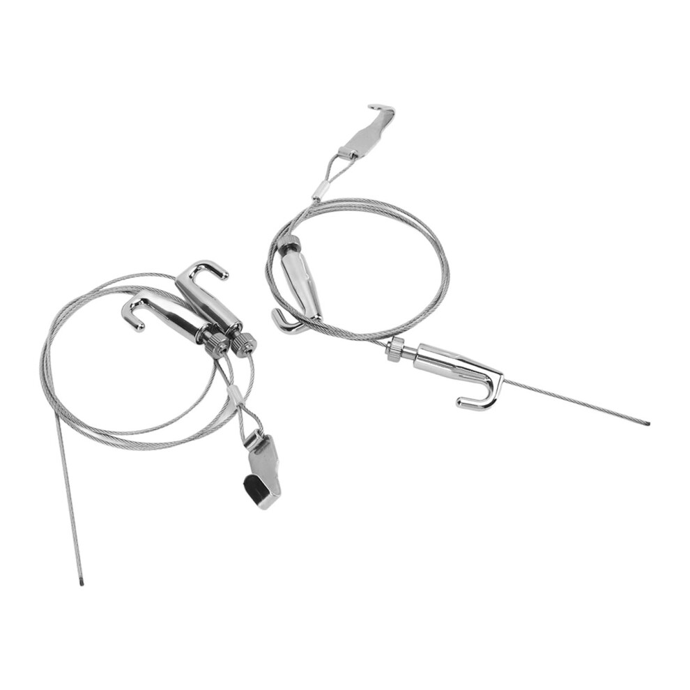 Wall Picture Hanging Wire - 2Pcs 2M Length Supports Up To 33Lbs 8481332839117